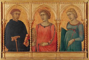Three Saints by Pietro Lorenzetti